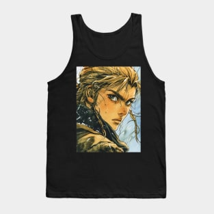 Saga of the Norse: Viking Exploration, Epic Tales, and Anime-Manga Heritage in Vinland Saga Art Tank Top